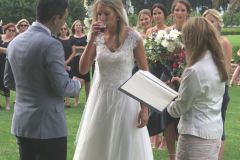 Jewish wedding celebrant