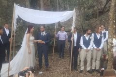 Forest Jewish wedding