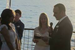 Wedding ceremony at Lucnida Park, Palm Beach