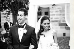 B&G after their wedding ceremony