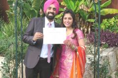 The marraige certificate