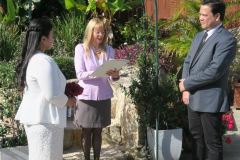 wedding at home