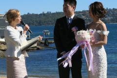 wedding at gibsons beach reserve