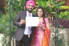 The marraige certificate