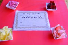 rose petals for naming day