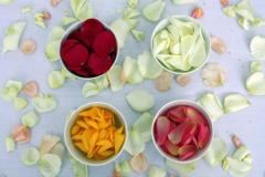 rose petals ceremony for naming day