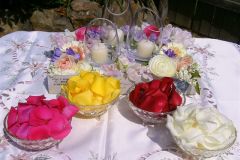 rose petals for naming day