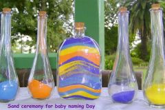 sand ceremony for naming days