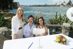 Marriage celebrant at Copes lookout wedding