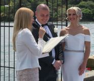 Marriage celebrant at Rowing club Abbotsford