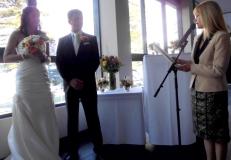 wedding ceremony at Novotel Manly