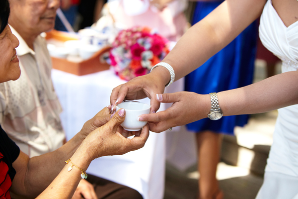 Tea wedding ceremony